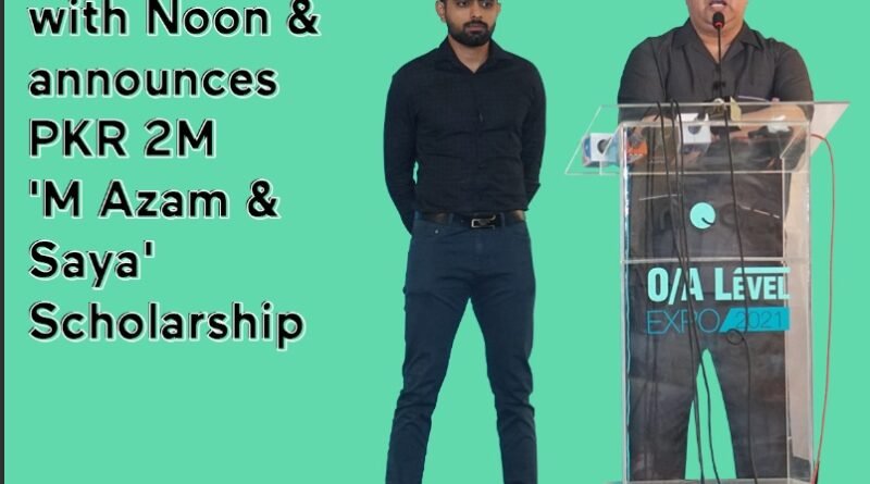 Babar Azam announced 2 million scholarships for impoverished students