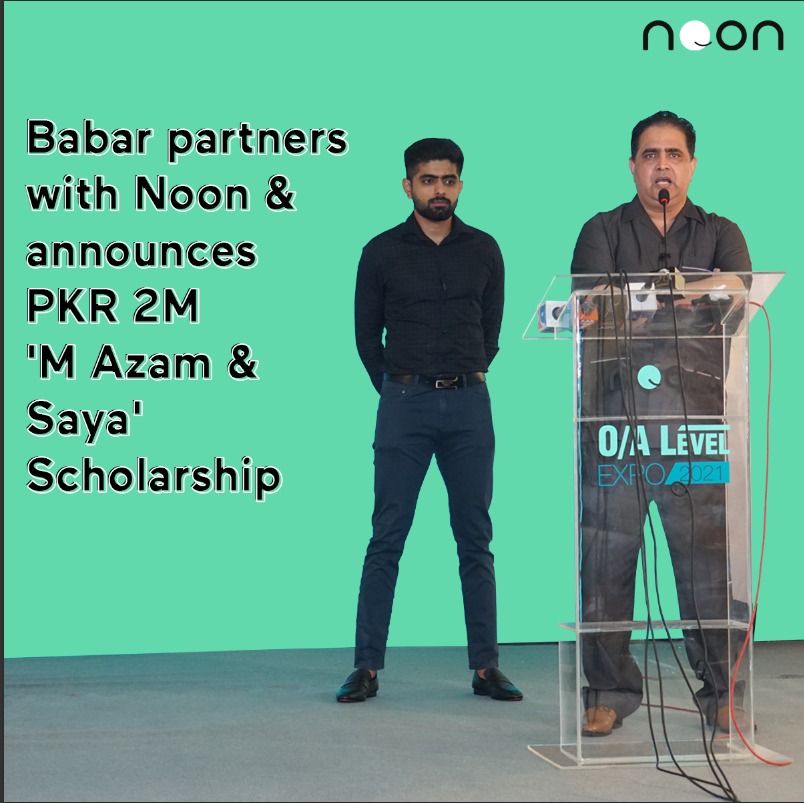 Babar Azam announced 2 million scholarships for impoverished students