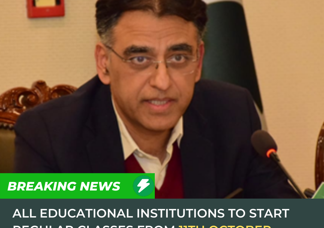 All Educational Institutions to Start Regular Classes from 11th October