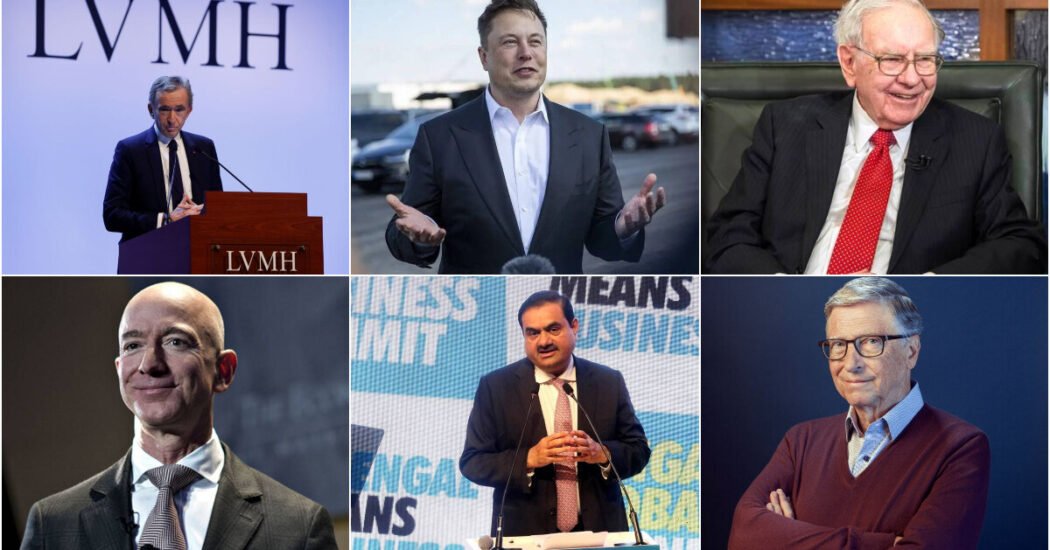 Top 10 richest people in the world