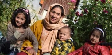 The mother of three secured the top position in the class 10 exams