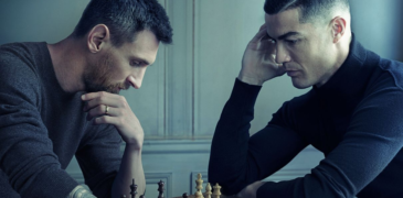 Internet blows up after Messi-Ronaldo poses over a Chessboard in a paid partnership ahead of World Cup 2022