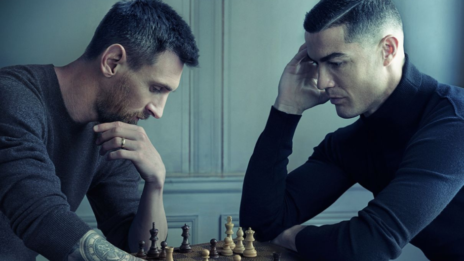Internet blows up after Messi-Ronaldo poses over a Chessboard in a paid partnership ahead of World Cup 2022