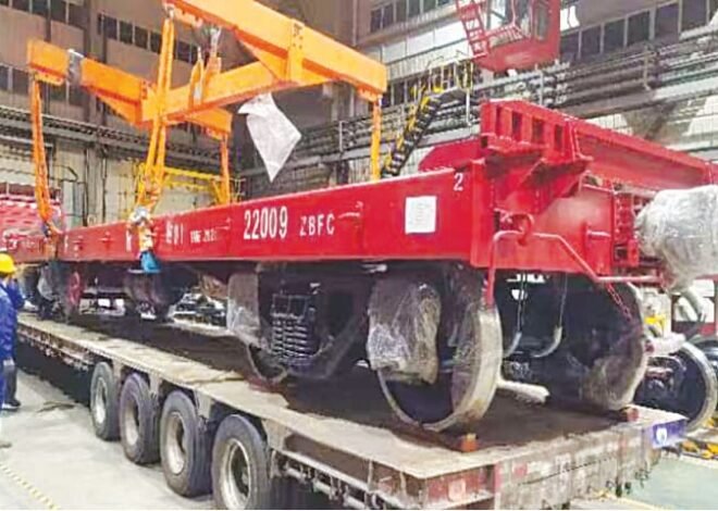 First Consignment of High-Capacity Flat Wagons Arrives in Pakistan from China