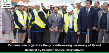 Zameen.com organizes the groundbreaking ceremony of Grand Orchard by Premier Choice International
