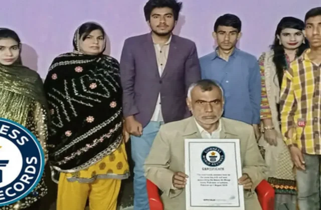 This Pakistani Family From Larkana Holds World Record for Most Same Birth Date “1st August”