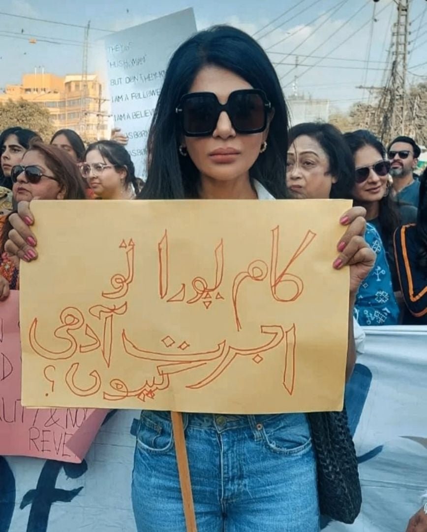 Iffat Omar Marches Against Pay Disparity in The Industry, Faces Bashing and Personal Attacks
