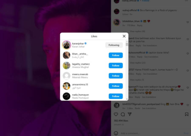 Karan Johar Is A Fan of This Pakistani Actor