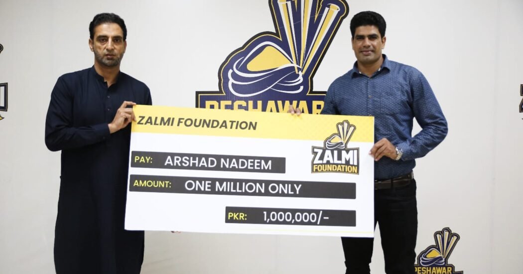National Hero Arshad Nadeem by Zalmi Foundation