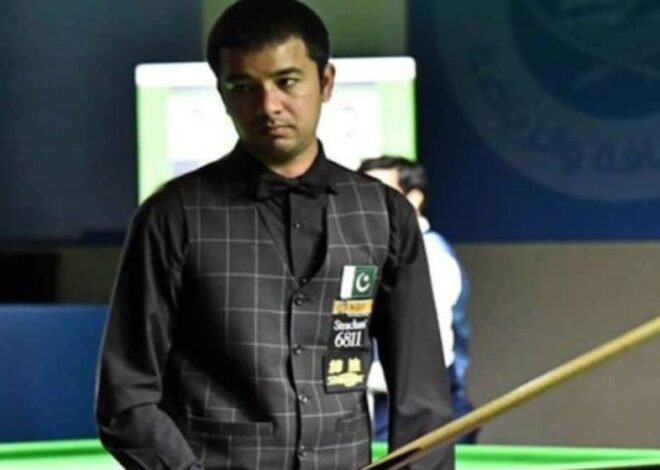 Renowned Pakistani snooker player commits suicide