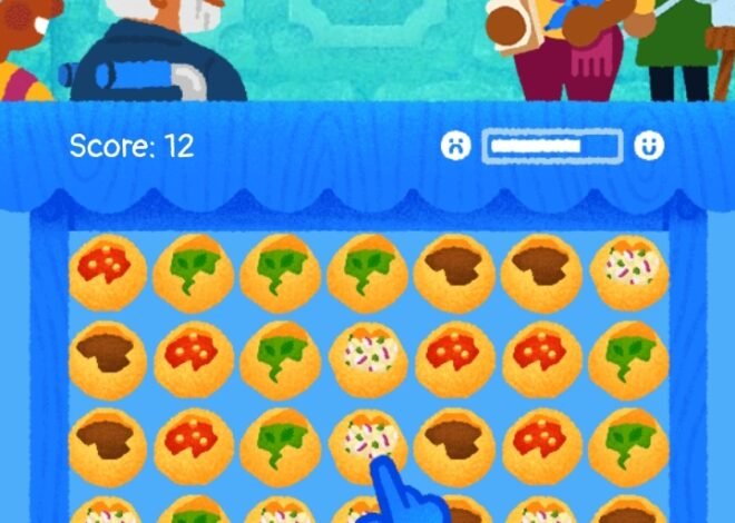 Google Doodle Celebrates the Iconic ‘Gol Gappa’ with Interesting Game