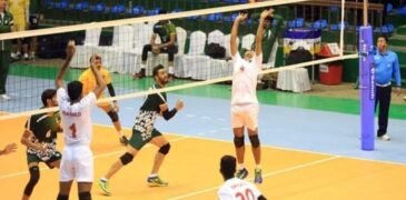 Pakistan’s volleyball team awaits NOC at airport