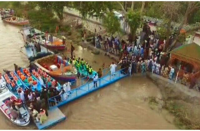 Ferry Service Offering Scenic Views to Tourists Launched on River Indus