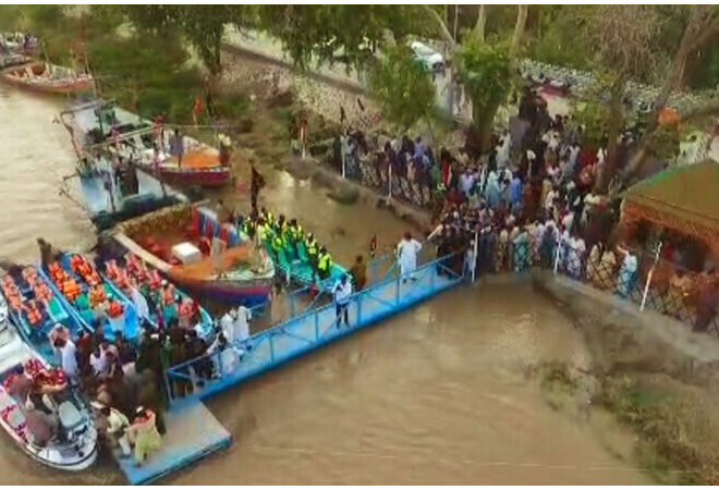 Ferry Service Offering Scenic Views to Tourists Launched on River Indus