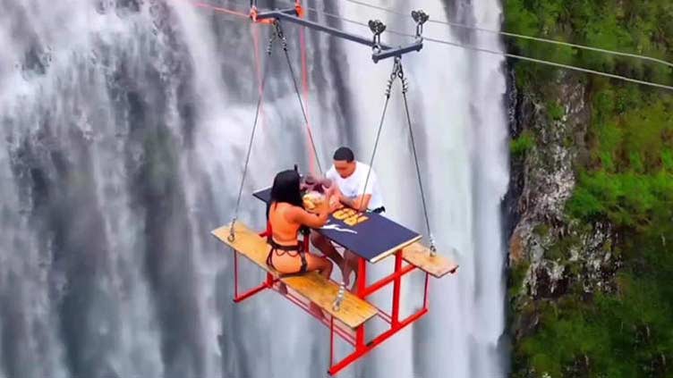 Would You Pay $450 for This Unique Picnic While Hanging 295 Feet Above a Waterfall?