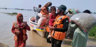 Flooding in Pakistan forces evacuation of almost 100,000 individuals