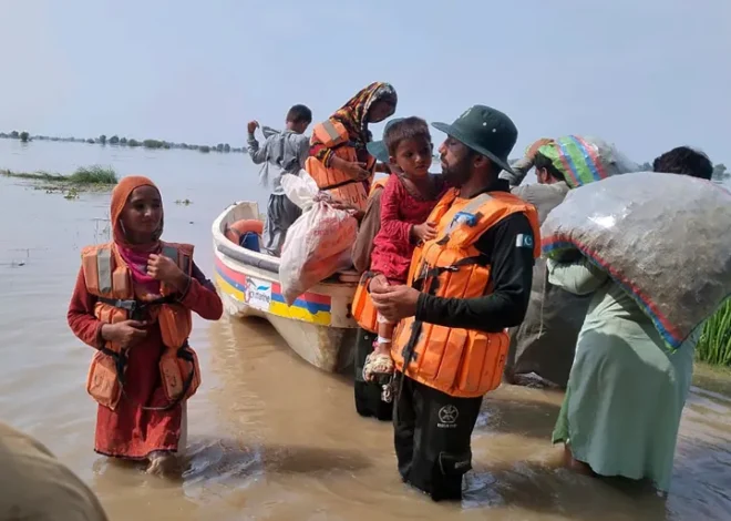 Flooding in Pakistan forces evacuation of almost 100,000 individuals
