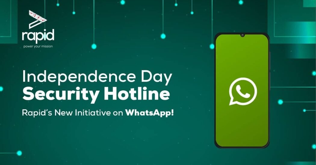 Rapid Introduces Independence Day Security Hotline on WhatsApp