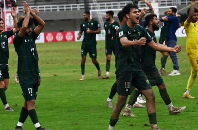 Pakistan’s national football team jumps four places in FIFA rankings