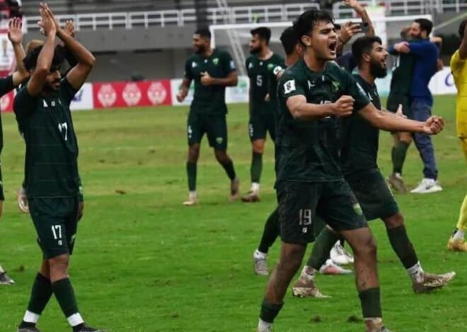 Pakistan’s national football team jumps four places in FIFA rankings