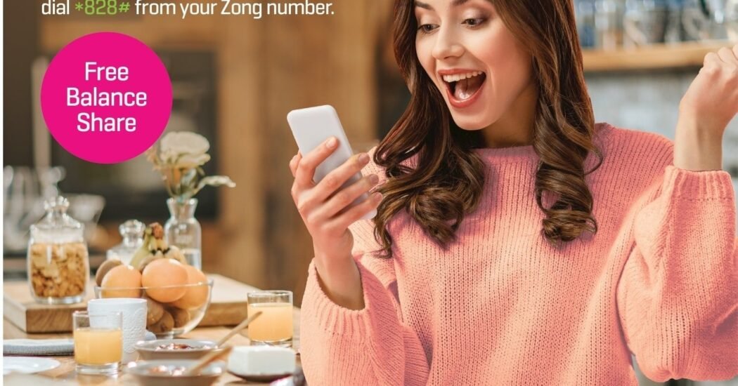 How to Share Balance on Zong Pakistan