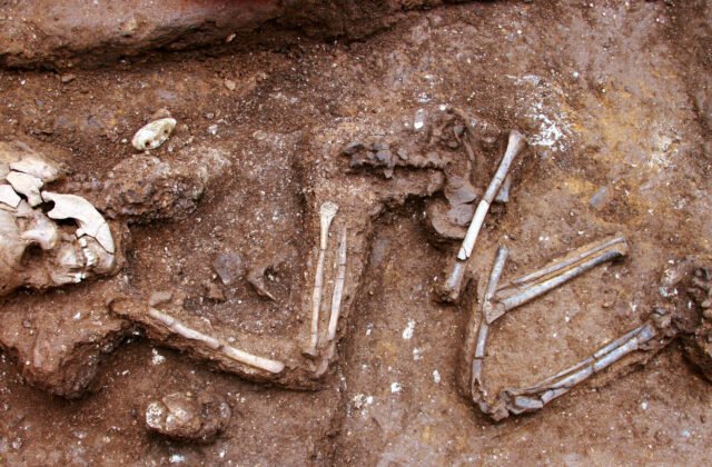 Human skeleton found from a house in Karachi