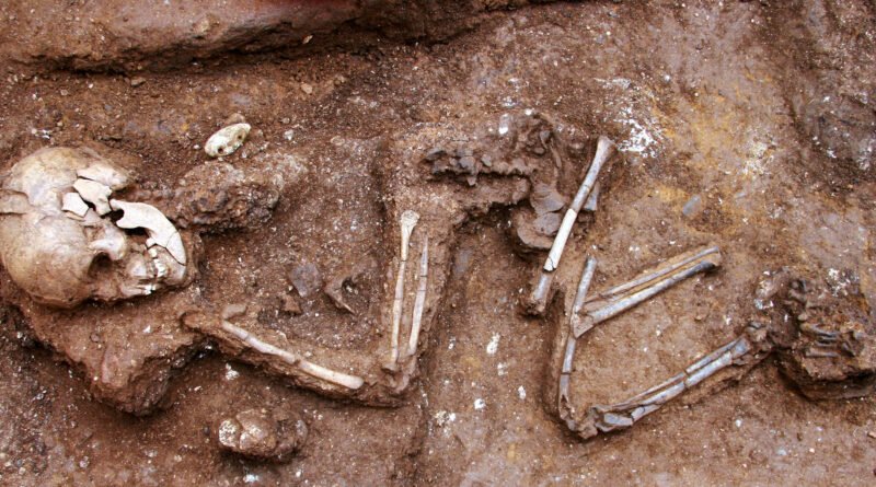Human skeleton found from a house in Karachi