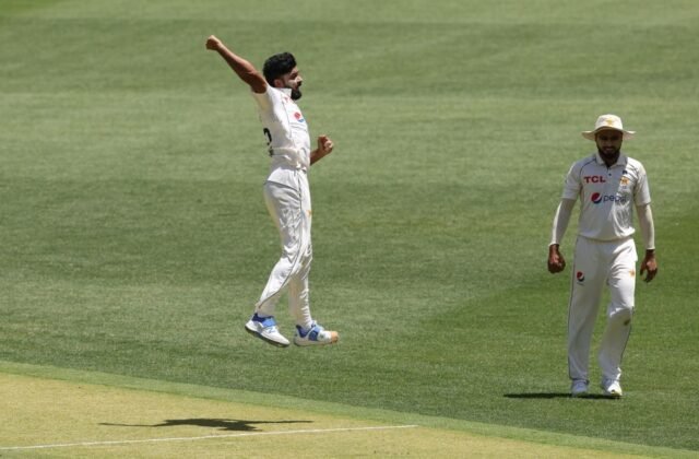 Pakistani Youngster Shines as Australia Piles on Runs in Perth Test