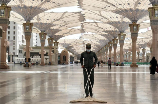Ramadan Preparations at Medina Masjid in Saudi Arabia: 2024