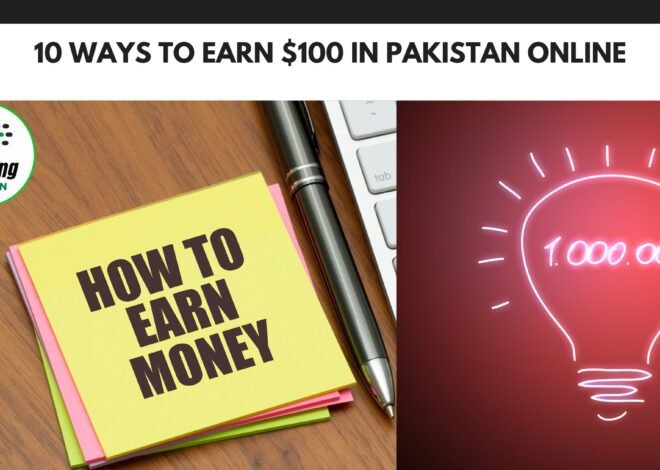 10 Ways to Earn $100 in Pakistan Online