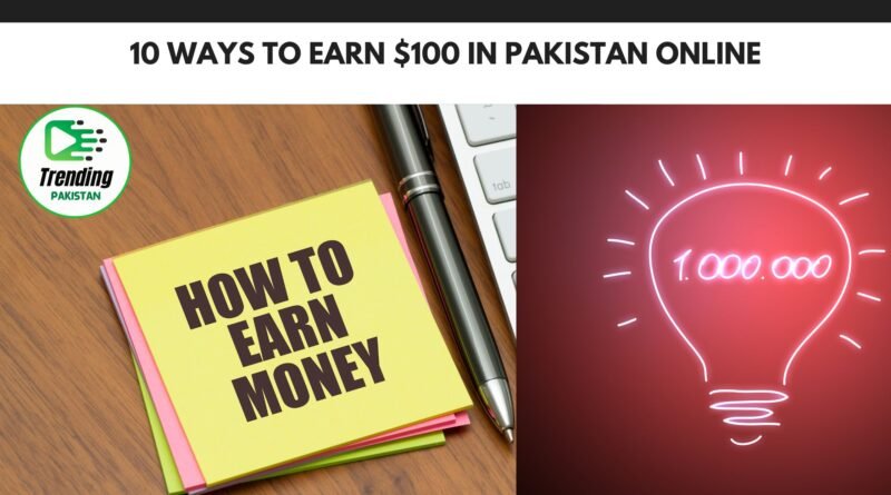 10 Ways to Earn $100 in Pakistan Online