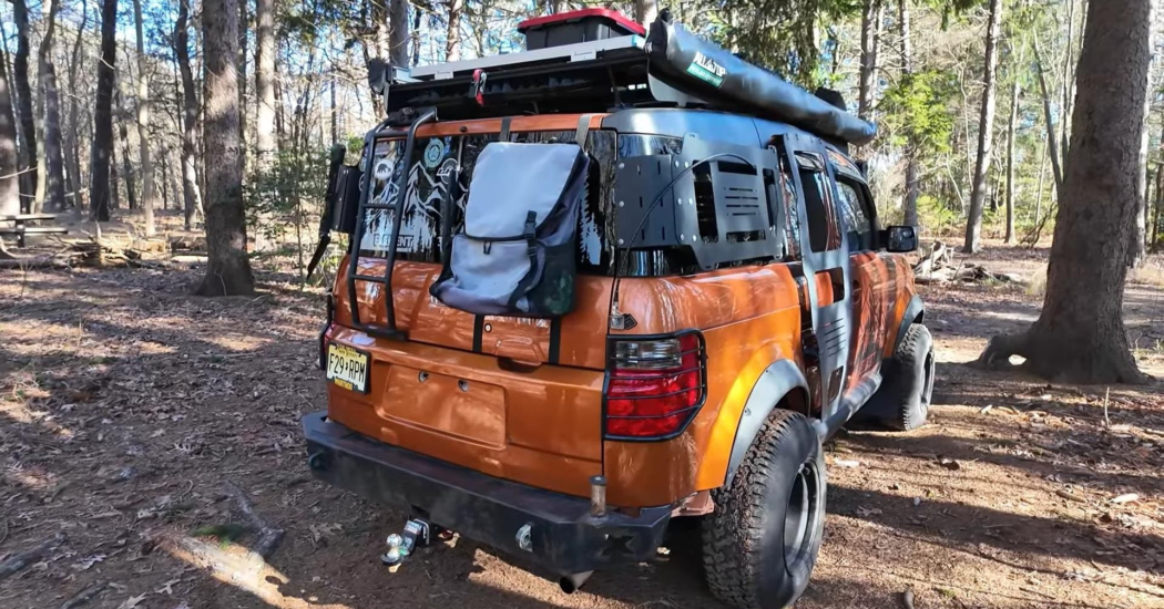 Honda Element Overlander: A Heavily Modified Camper Designed for Adventure 2024