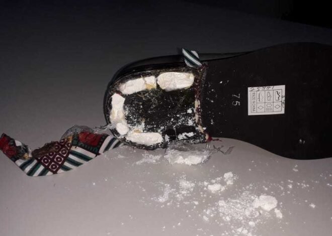 Pakistani woman caught trying to ship cocaine in shoes