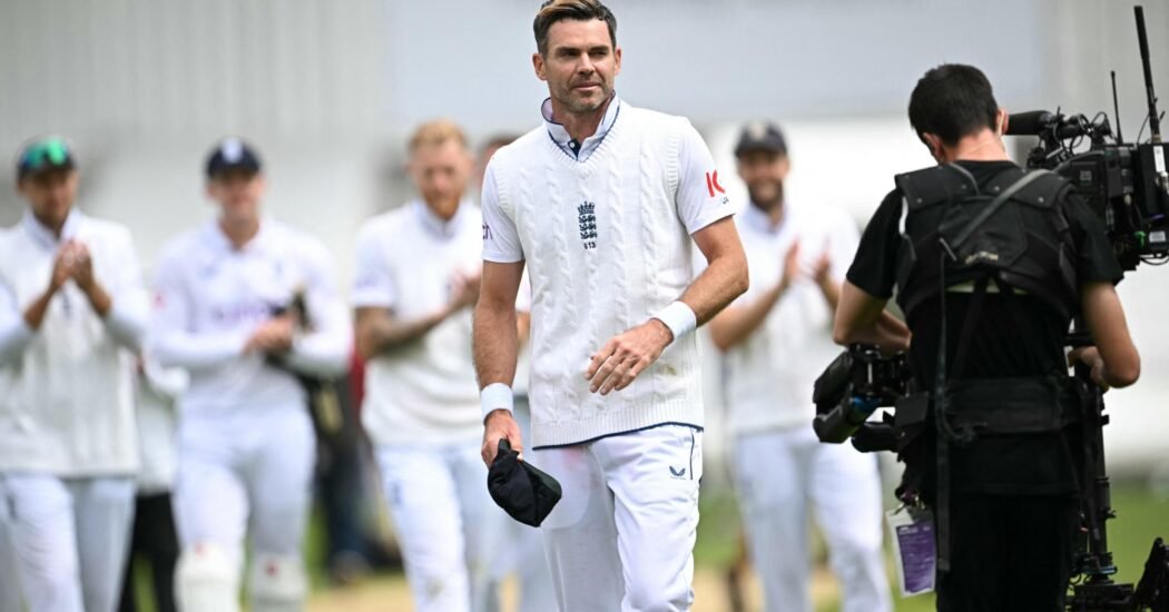 James Anderson's illustrious cricket career comes to an end