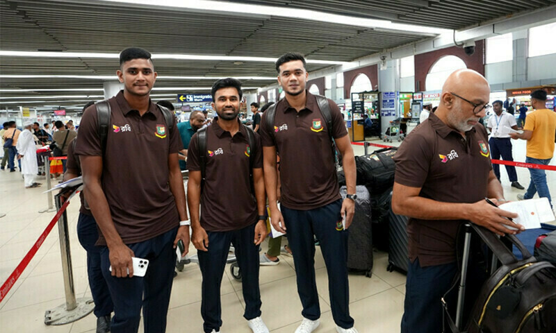 Bangladesh Team Arrives in Lahore for Crucial Test Series Against Pakistan