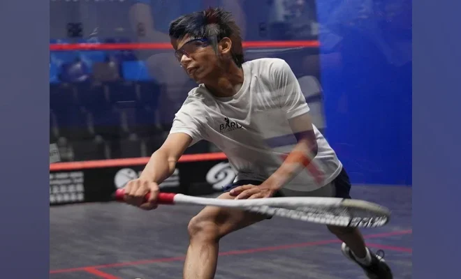 Pakistan’s Teenage Squash Prodigy Huzaifa Shahid Wins Third Junior Title of 2024