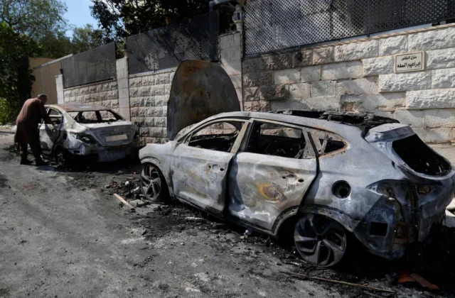 Israel Settlers Attack Palestinian Village in West Bank