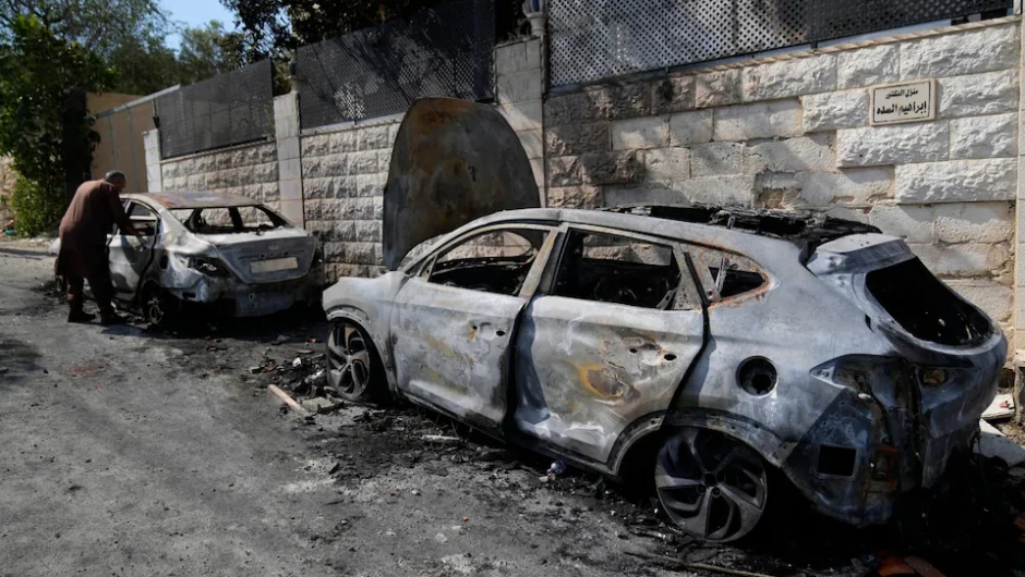 Israel Settlers Attack Palestinian Village in West Bank
