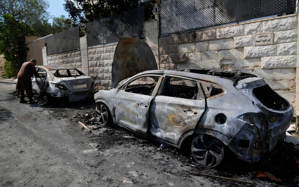 Israel Settlers Attack Palestinian Village in West Bank