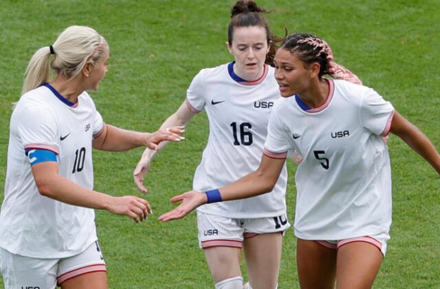 USA Edges Germany in Extra Time to Reach Olympic Women’s Football Final