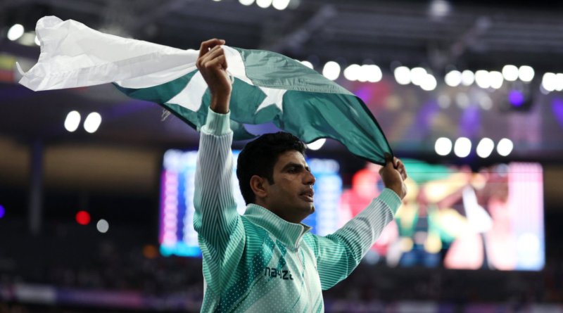 Watch: Arshad Nadeem Shatters Olympic Record, Claims Gold on Podium