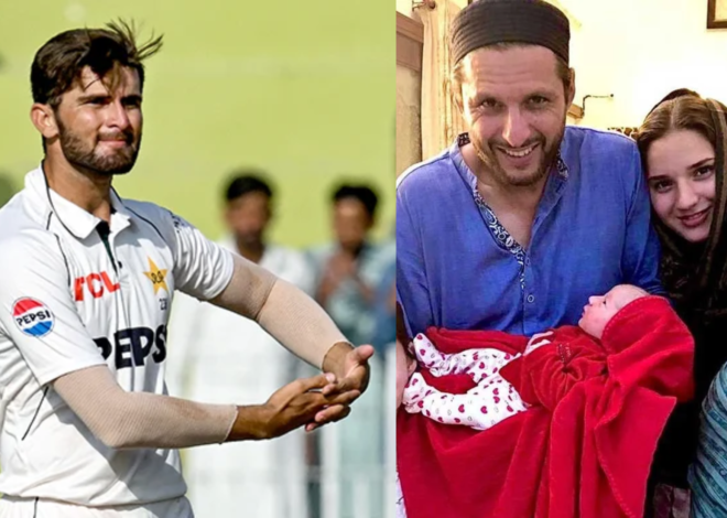Shahid Afridi relishes becoming ‘youngest nana’ as Shaheen and Ansha welcome their first child