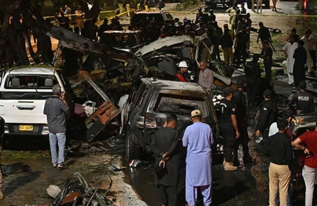 Deadly Bomb Attack Targets Chinese Nationals Near Karachi Airport: Investigators Probe Motive1
