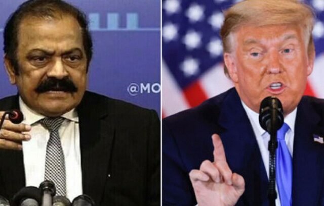 Rana Sanaullah Criticizes Trump, Draws Parallels with PTI Founder