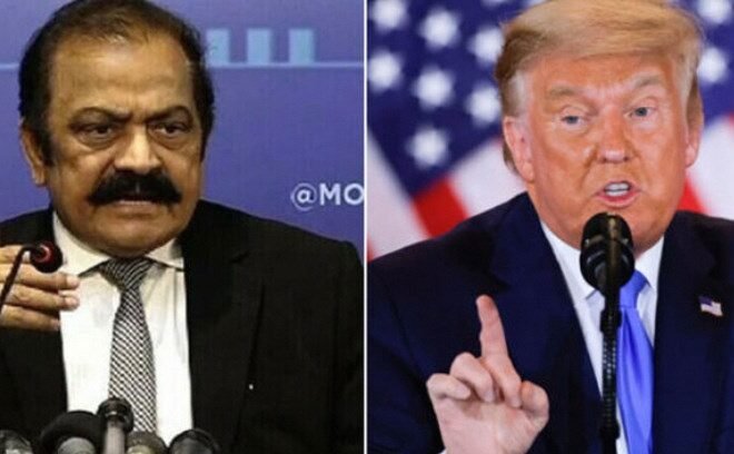 Rana Sanaullah Criticizes Trump, Draws Parallels with PTI Founder