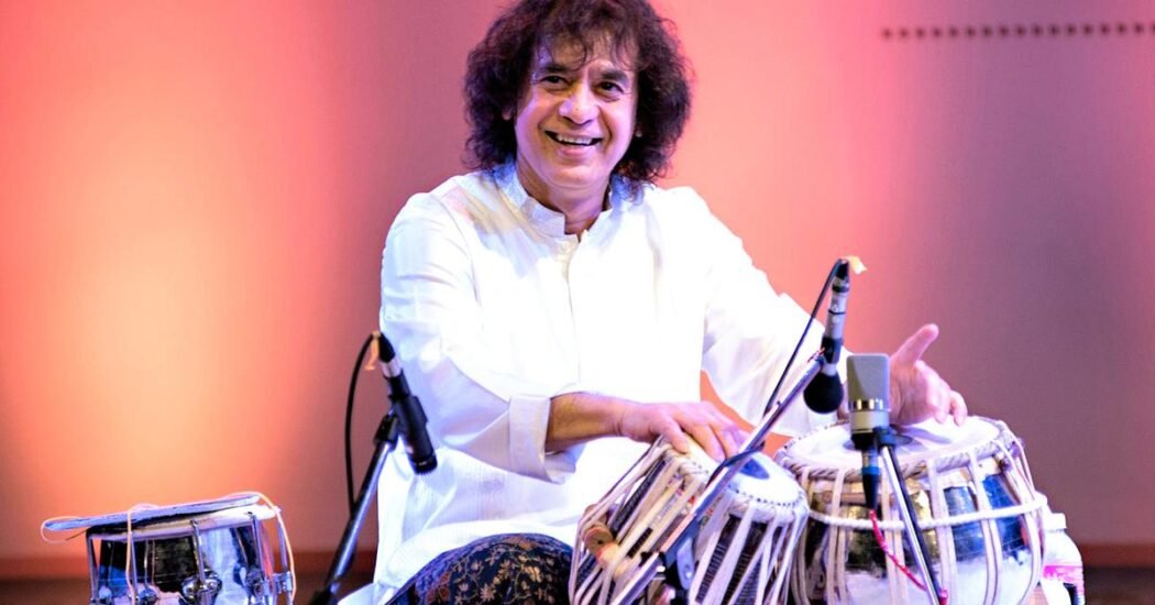 Tabla maestro Zakir Hussain