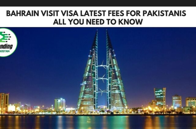 Bahrain visit visa for Pakistanis