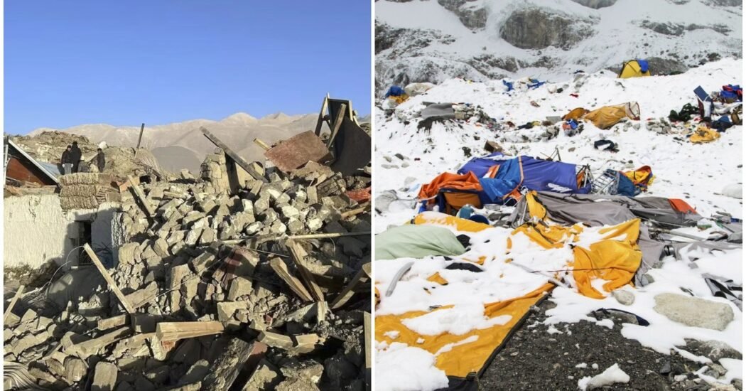 China closes Mount Everest scenic areas for tourists after strong 6.8-magnitude earthquake