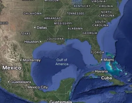 Google Maps Renames Gulf of Mexico to ‘Gulf of America’ for U.S. Users