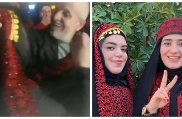 Watch emotional video: Palestinian born after father was jailed hugs him for first time
